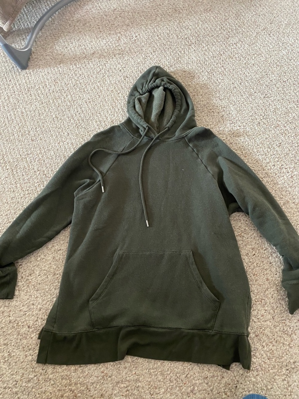 Motherhood Maternity Olive Green Hooded Sweatshirt